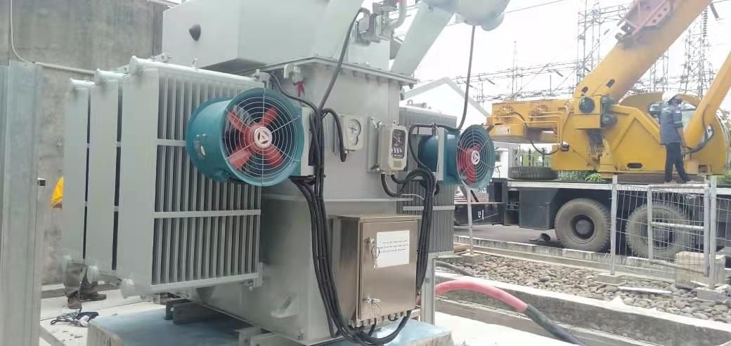 The transformer used in the cement plant in the Philippines 