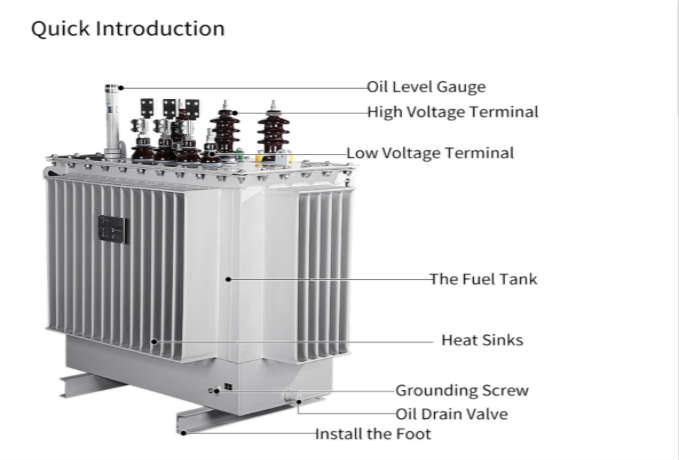 S11 Electric Oil Immersed Power Transformer/Distribution Transformer